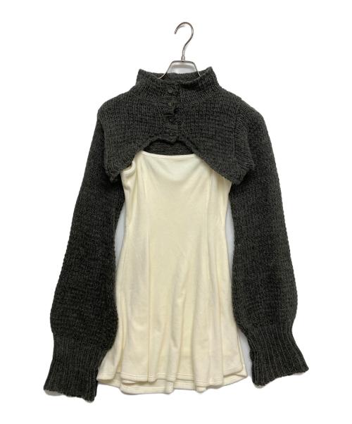 ANDMARY（アンドマリー）ANDMARY (アンドマリー) Zoey velour set dress　AM1498 グレー サイズ:SIZE Freeの古着・服飾アイテム