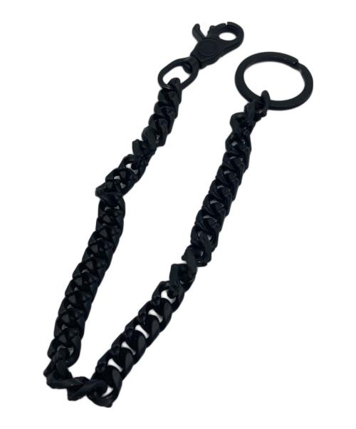 TAKAHIROMIYASHITA TheSoloIst.（タカヒロミヤシタ ザソロイスト）TAKAHIROMIYASHITA TheSoloIst. (タカヒロミヤシタ ザソロイスト) bone shaped wallet chaine. ブラックの古着・服飾アイテム