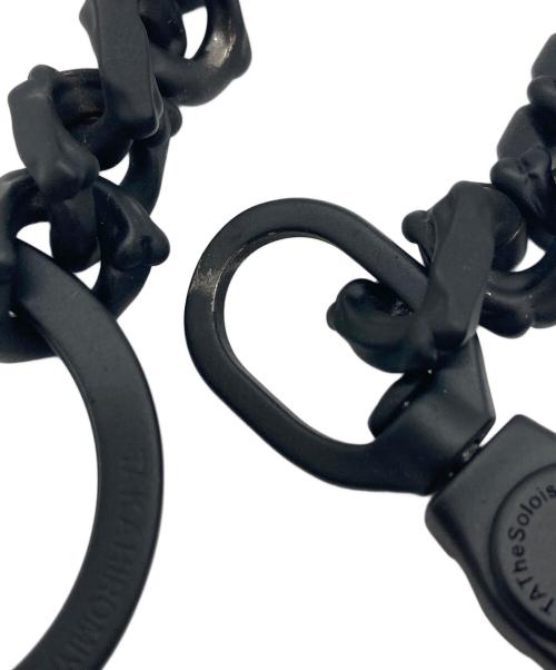 TAKAHIROMIYASHITA TheSoloIst.（タカヒロミヤシタ ザソロイスト）TAKAHIROMIYASHITA TheSoloIst. (タカヒロミヤシタ ザソロイスト) bone shaped wallet chaine. ブラックの古着・服飾アイテム