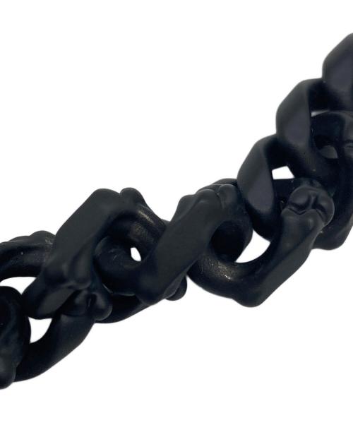 TAKAHIROMIYASHITA TheSoloIst.（タカヒロミヤシタ ザソロイスト）TAKAHIROMIYASHITA TheSoloIst. (タカヒロミヤシタ ザソロイスト) bone shaped wallet chaine. ブラックの古着・服飾アイテム