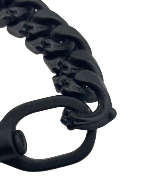 TAKAHIROMIYASHITA TheSoloIst.（タカヒロミヤシタ ザソロイスト）TAKAHIROMIYASHITA TheSoloIst. (タカヒロミヤシタ ザソロイスト) bone shaped wallet chaine. ブラックの古着・服飾アイテム