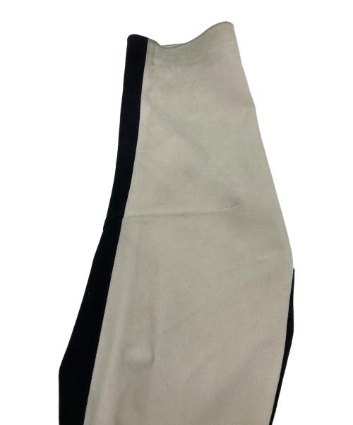 FORSOMEONE（フォーサムワン）FORSOMEONE (フォーサムワン) シープレザージャケット ブラック×ホワイト サイズ:SIZE50の古着・服飾アイテム