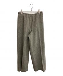 MARKAWARE（マーカウェア）の古着「ウールカシミヤナッピングワッシャー / パジャマパンツ」｜グレージュ