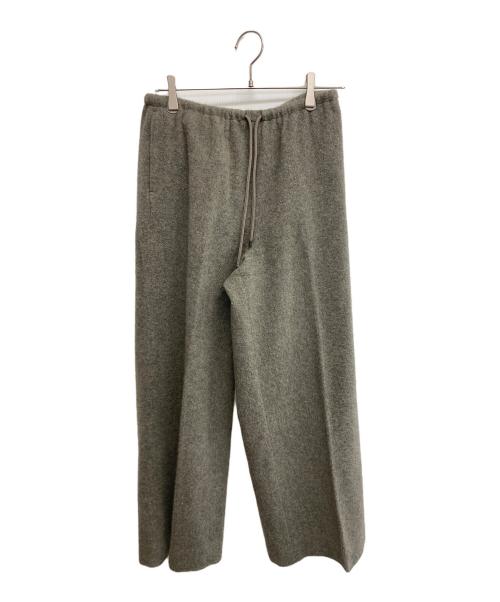 MARKAWARE（マーカウェア）MARKAWARE (マーカウェア) ウールカシミヤナッピングワッシャー / パジャマパンツ グレージュ サイズ:SIZE1 未使用品の古着・服飾アイテム