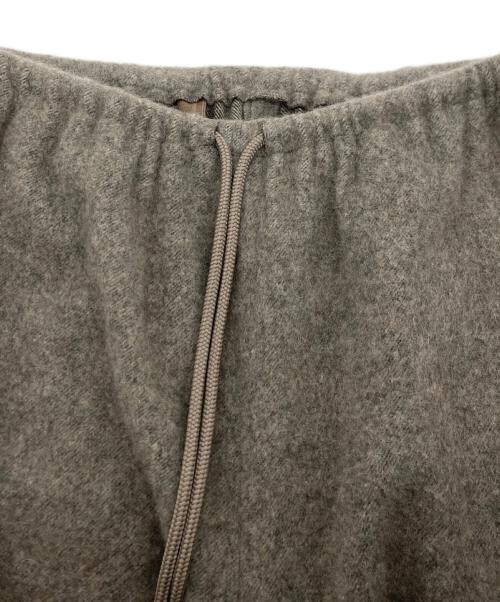 MARKAWARE（マーカウェア）MARKAWARE (マーカウェア) ウールカシミヤナッピングワッシャー / パジャマパンツ グレージュ サイズ:SIZE1 未使用品の古着・服飾アイテム