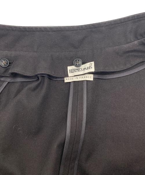 HERMES（エルメス）HERMES (エルメス) ジップジャケット ブラウン サイズ:SIZE38の古着・服飾アイテム