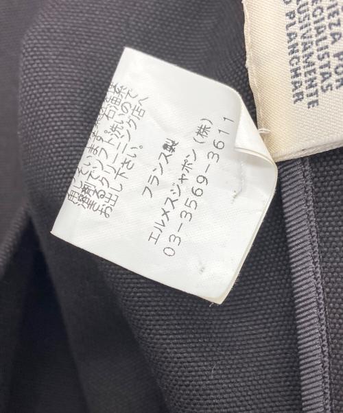 HERMES（エルメス）HERMES (エルメス) ジップジャケット ブラウン サイズ:SIZE38の古着・服飾アイテム