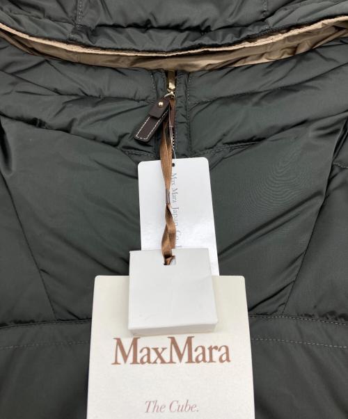 MaxMara（マックスマーラ）MaxMara (マックスマーラ) 2way リバーシブル フーデッド ダウンコート カーキ サイズ:SIZE42 未使用品の古着・服飾アイテム