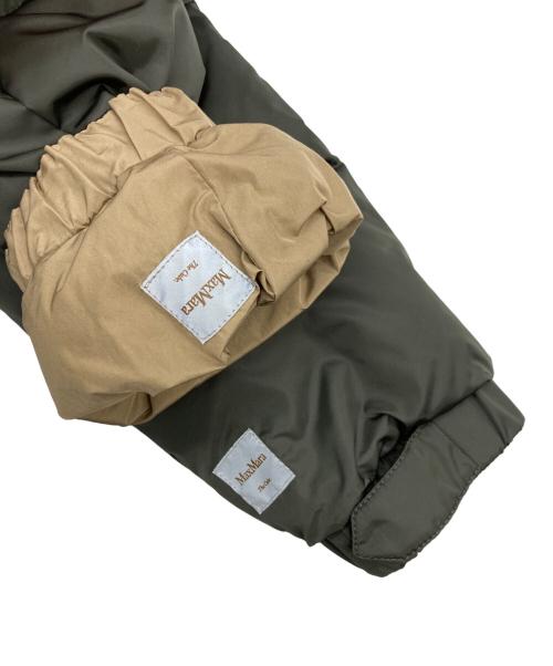 MaxMara（マックスマーラ）MaxMara (マックスマーラ) 2way リバーシブル フーデッド ダウンコート カーキ サイズ:SIZE42 未使用品の古着・服飾アイテム
