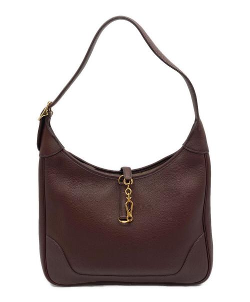 HERMES（エルメス）HERMES (エルメス) ワンショルダーバッグ ブラウン サイズ:実寸サイズをご参照下さい。の古着・服飾アイテム