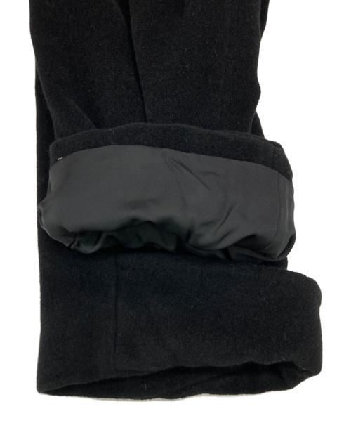 Burberry's（バーバリー）Burberry's (バーバリー) ファー付きウールコート ブラック サイズ:Ｌの古着・服飾アイテム