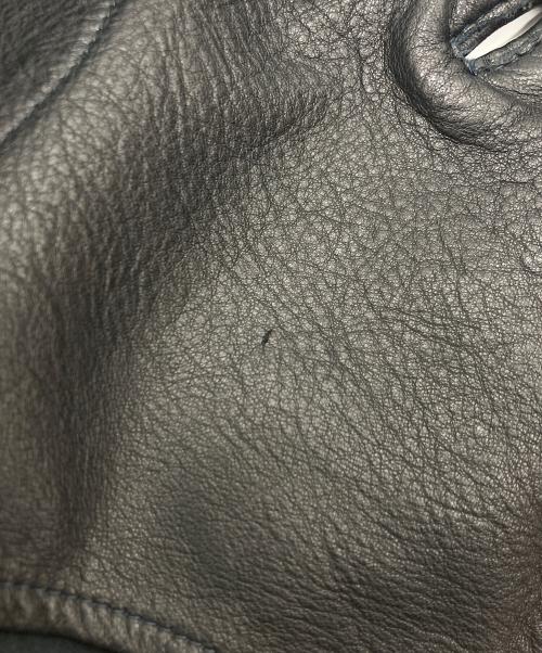 Z Zegna（ジー・ゼニア）Z Zegna (ジー・ゼニア) レザーテーラードジャケット ブラック サイズ:SIZE XXXLの古着・服飾アイテム