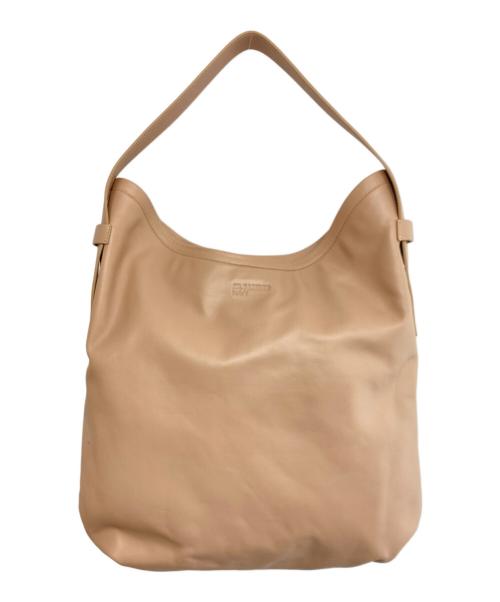 JIL SANDER NAVY（ジルサンダー ネイビー）JIL SANDER NAVY (ジルサンダー ネイビー) ホーボーバッグ ベージュ サイズ:実寸サイズをご参照下さい。の古着・服飾アイテム