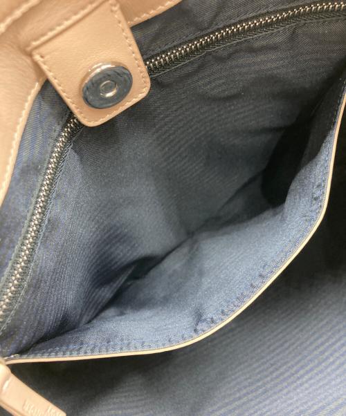 JIL SANDER NAVY（ジルサンダー ネイビー）JIL SANDER NAVY (ジルサンダー ネイビー) ホーボーバッグ ベージュ サイズ:実寸サイズをご参照下さい。の古着・服飾アイテム