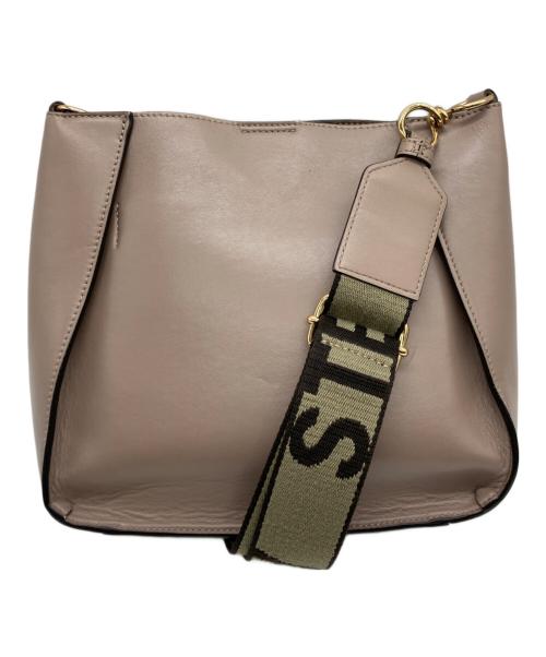 STELLA McCARTNEY（ステラマッカートニー）STELLA McCARTNEY (ステラマッカートニー) ロゴベルトスクエアミニショルダーバッグ ピンク サイズ:実寸サイズをご参照下さい。の古着・服飾アイテム