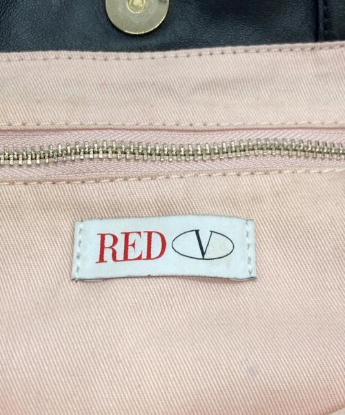 RED VALENTINO（レッドヴァレンティノ）RED VALENTINO (レッドヴァレンティノ) スパンコールリボントートバッグ ブラック サイズ:実寸サイズをご参照下さい。の古着・服飾アイテム