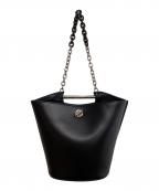 BALENCIAGAバレンシアガ）の古着「チェーンショルダーバケットバッグ」｜ブラック