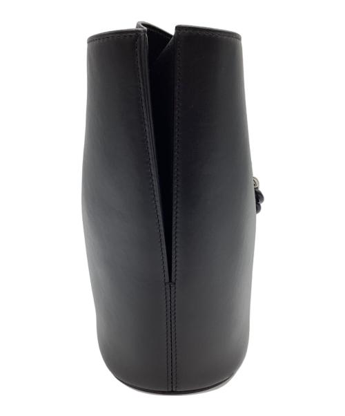 BALENCIAGA（バレンシアガ）BALENCIAGA (バレンシアガ) チェーンショルダーバケットバッグ ブラックの古着・服飾アイテム