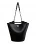 BALENCIAGA（バレンシアガ）の古着「チェーンショルダーバケットバッグ」｜ブラック