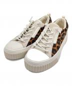 MICHAEL KORSマイケル・コース）の古着「スニーカー」｜ホワイト×ブラウン