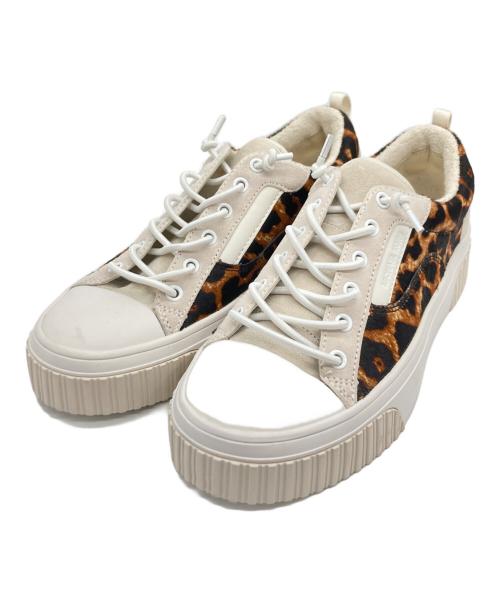 MICHAEL KORS（マイケル・コース）MICHAEL KORS (マイケル・コース) スニーカー ホワイト×ブラウン サイズ:SIZE 7の古着・服飾アイテム