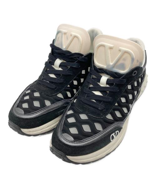 VALENTINO（ヴァレンティノ）VALENTINO (ヴァレンティノ) スニーカー ホワイト×ブラック サイズ:SIZE 27 1/2の古着・服飾アイテム
