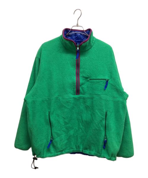 Patagonia（パタゴニア）Patagonia (パタゴニア) グリセードプルオーバージャケット リバーシブル ナイロン フリース ブルー×グリーン サイズ:XLの古着・服飾アイテム