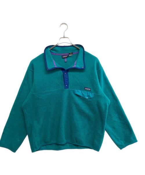 Patagonia（パタゴニア）Patagonia (パタゴニア) シンチラスナップT/フリーススウェット グリーン サイズ:SIZE XLの古着・服飾アイテム