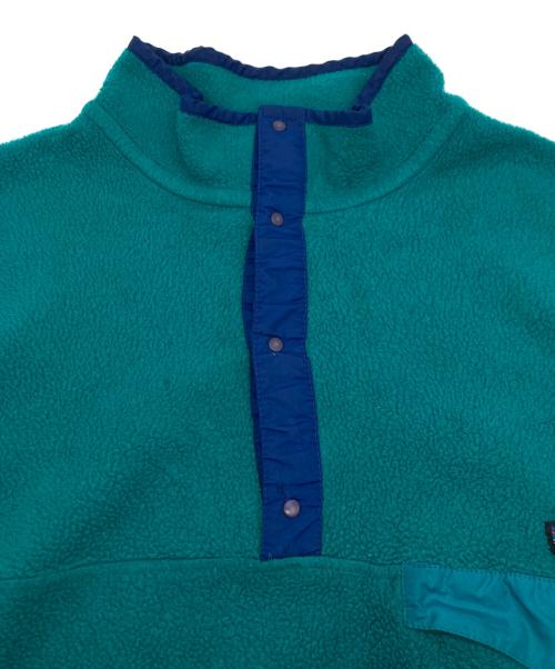 Patagonia（パタゴニア）Patagonia (パタゴニア) シンチラスナップT/フリーススウェット グリーン サイズ:SIZE XLの古着・服飾アイテム