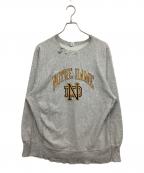 Champion REVERSE WEAVEチャンピオン リバース ウィーブ）の古着「カレッジ 2段 スウェット」｜グレー