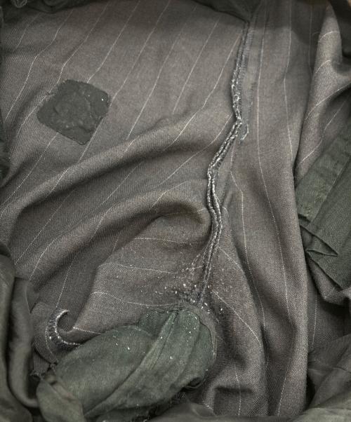 GIORGIO ARMANI CLASSICO（ジョルジオアルマーニ クラシコ）GIORGIO ARMANI CLASSICO (ジョルジオアルマーニ クラシコ) SUPER 150's ダブルセットアップ グレー サイズ:SIZE 52の古着・服飾アイテム