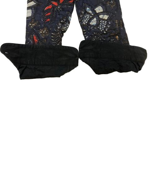 DRIES VAN NOTEN（ドリスヴァンノッテン）DRIES VAN NOTEN (ドリスヴァンノッテン) キルティングフローラルシャツジャケット ネイビー サイズ:SIZE 48の古着・服飾アイテム