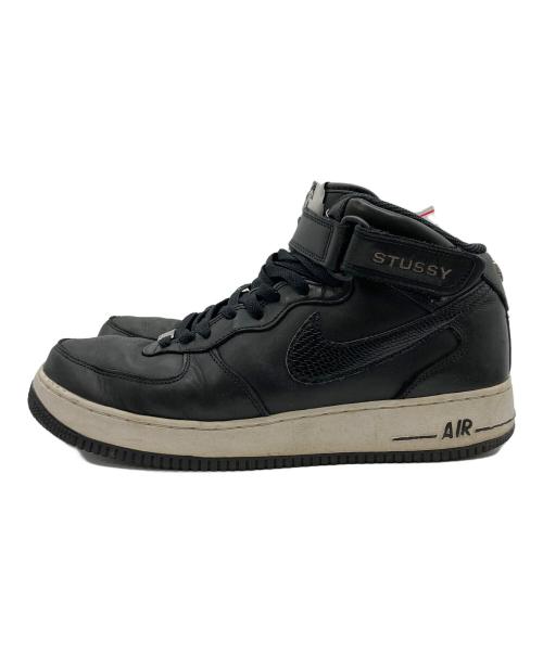 NIKE（ナイキ）NIKE (ナイキ) stussy (ステューシー) AIR FORCE 1 07 MID SP ブラック サイズ:SIZE29.0cmの古着・服飾アイテム