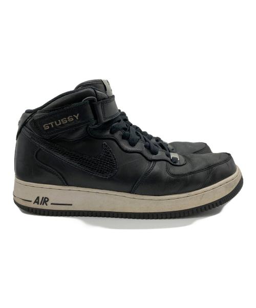 NIKE（ナイキ）NIKE (ナイキ) stussy (ステューシー) AIR FORCE 1 07 MID SP ブラック サイズ:SIZE29.0cmの古着・服飾アイテム