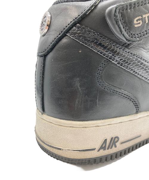 NIKE（ナイキ）NIKE (ナイキ) stussy (ステューシー) AIR FORCE 1 07 MID SP ブラック サイズ:SIZE29.0cmの古着・服飾アイテム