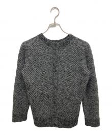 PRADA（プラダ）の古着「アルパカニット カーディガン」｜グレー