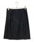 LOUIS VUITTON (ルイ ヴィトン) レーヨン シルク ロゴ スカート ブラック サイズ:SIZE 36：9000円