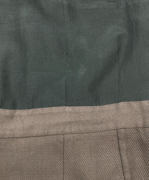 LOUIS VUITTON（ルイ ヴィトン）LOUIS VUITTON (ルイ ヴィトン) シルク混 キャミソール ブラック×ブラウン サイズ:SIZE 36の古着・服飾アイテム