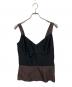 LOUIS VUITTON（ルイ ヴィトン）の古着「シルク混 キャミソール」｜ブラック×ブラウン