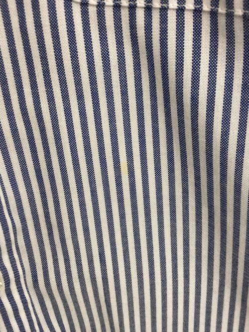 DAIWA PIER39（ダイワ ピア39）DAIWA PIER39 (ダイワ ピア39) TECH BUTTON DOWN SHIRT L/S STRIPE ホワイト×ブルー サイズ:SIZE Lの古着・服飾アイテム
