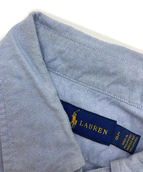 RALPH LAUREN（ラルフローレン）RALPH LAUREN (ラルフローレン) P WING スーベニアシャツ ブルー サイズ:SIZE Lの古着・服飾アイテム