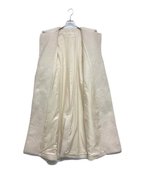 Acka.（エーシーケーエー）Acka. (エーシーケーエー) ボア ダッフルコート ホワイト サイズ:SIZE01の古着・服飾アイテム