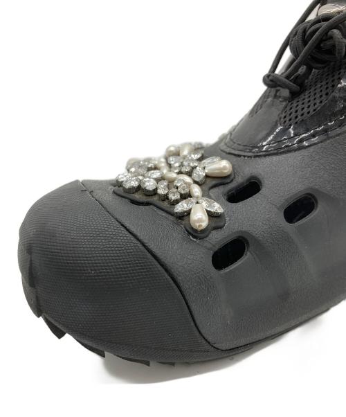 crocs（クロックス）crocs (クロックス) Simone Rocha (シモーネ ロシャ) Quick Trail Low Black ブラック サイズ:SIZE9の古着・服飾アイテム