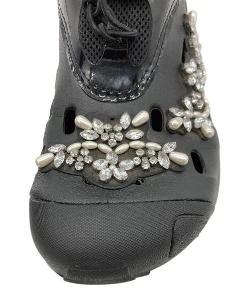 crocs（クロックス）crocs (クロックス) Simone Rocha (シモーネ ロシャ) Quick Trail Low Black ブラック サイズ:SIZE9の古着・服飾アイテム
