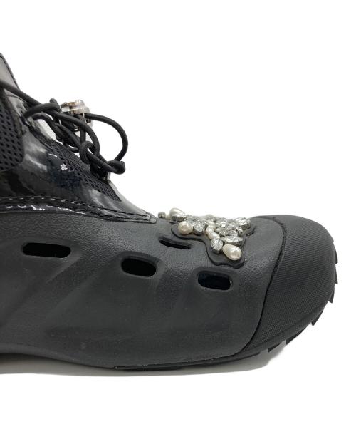 crocs（クロックス）crocs (クロックス) Simone Rocha (シモーネ ロシャ) Quick Trail Low Black ブラック サイズ:SIZE9の古着・服飾アイテム