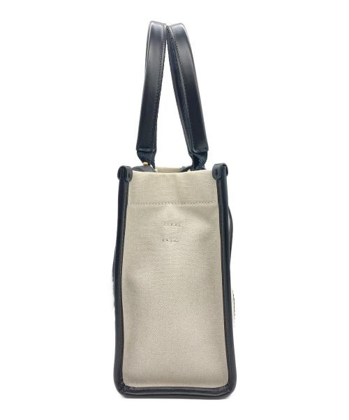 BALENCIAGA（バレンシアガ）BALENCIAGA (バレンシアガ) HARDWARE TOTE S/2way トートバッグ アイボリー×ブラックの古着・服飾アイテム
