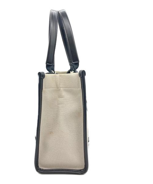 BALENCIAGA（バレンシアガ）BALENCIAGA (バレンシアガ) HARDWARE TOTE S/2way トートバッグ アイボリー×ブラックの古着・服飾アイテム