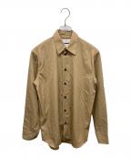 JIL SANDERジルサンダー）の古着「トロピカルウールシャツ」｜ベージュ