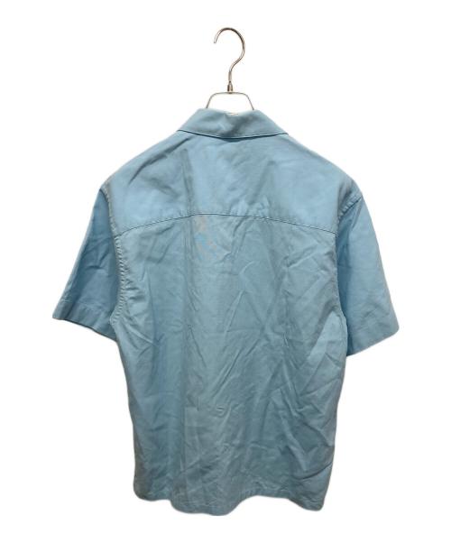 MARNI（マルニ）MARNI (マルニ) ウールトロピカルオープンカラーS/Sシャツ ブルー サイズ:SIZE46の古着・服飾アイテム