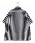 I am dork (アイアムドーク) ストライプシャツ ホワイト×ネイビー サイズ:実寸サイズをご参照下さい。：10000円
